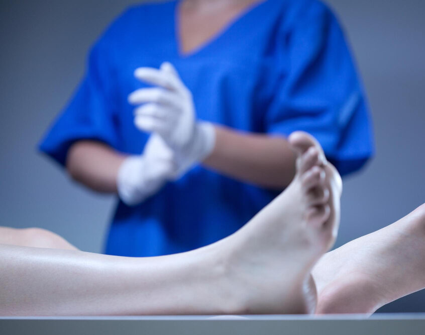 cirurgia no tornozelo ligamento